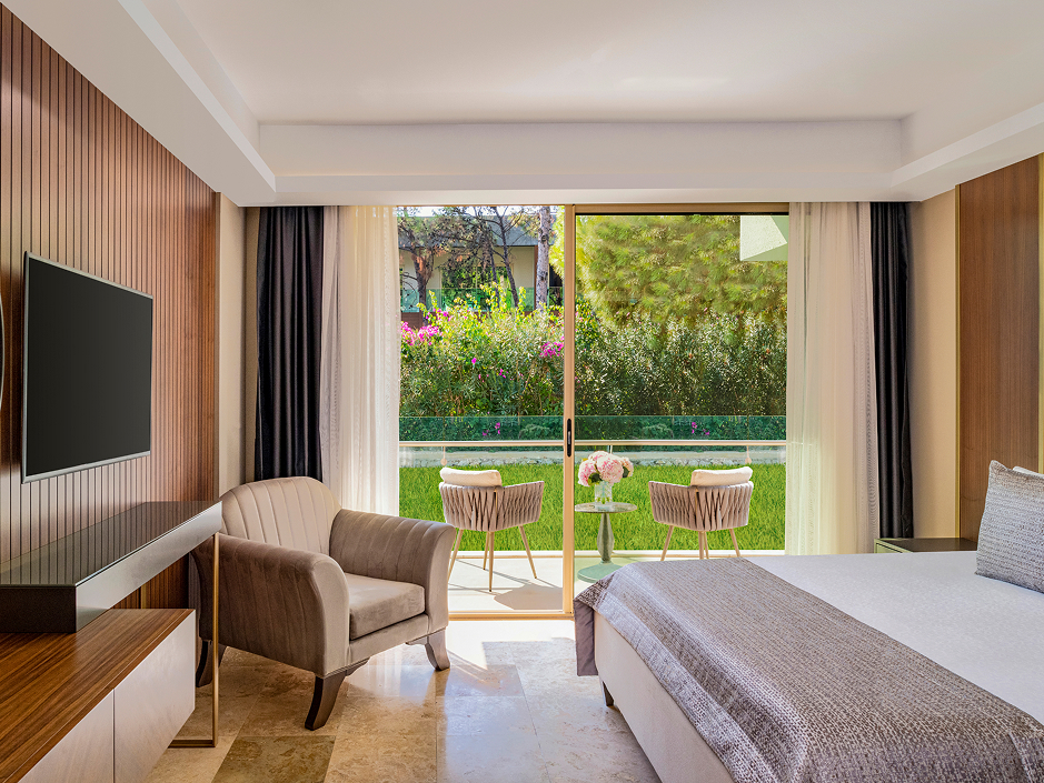 Vogue Hotels Bodrum Konaklama Family Suite Garden View Card